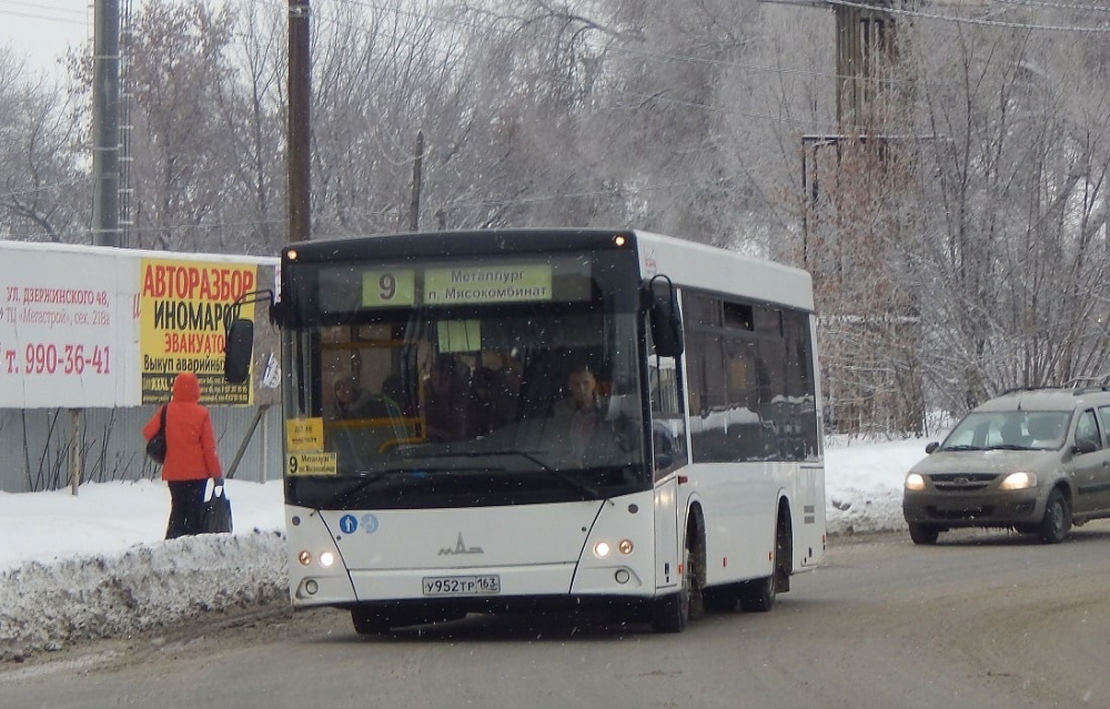 В Самаре изменился маршрут автобуса №9