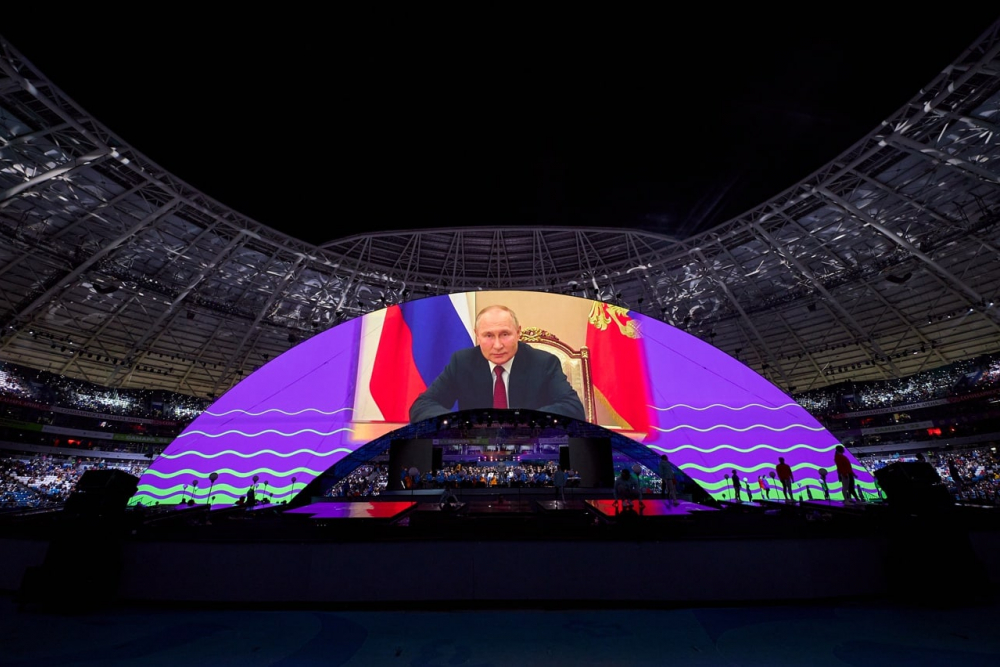 «Прекрасный волжский город вновь собрал молодых людей»: Путин поздравил участников с открытием студвесны