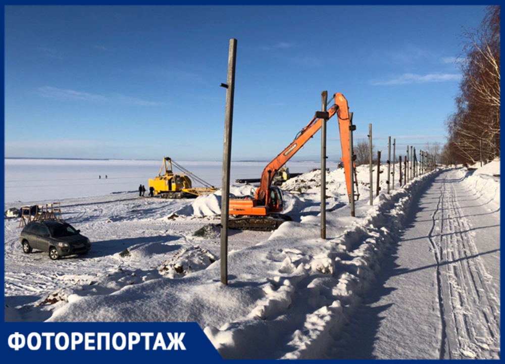 Работы по реконструкции тольяттинской набережной идут полным ходом
