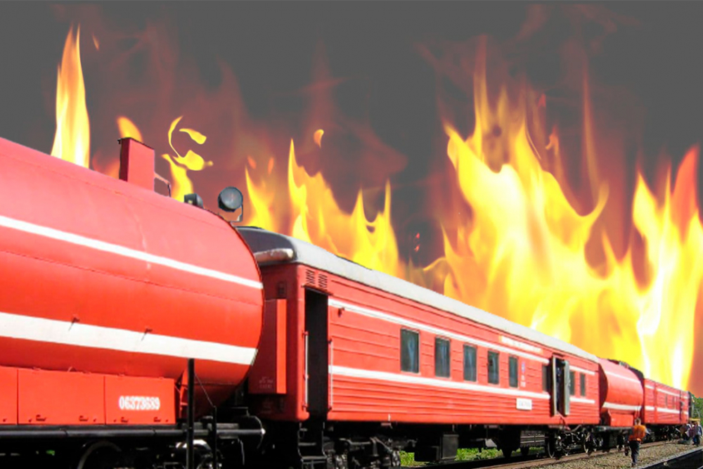 На пожар под стук колёс: рассказываем, чем уникален пожарный поезд Самары