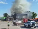 В Самаре 28 июля загорелось кафе у Кировского рынка