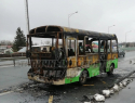 В Самаре прямо на ходу загорелся автобус
