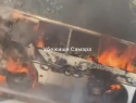 «Высадил пассажиров, не доезжая до остановки»: в МВД прокомментировали возгорание автобуса на проспекте Кирова