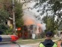 Два расселённых дома сгорело в квартале 66 в Самаре