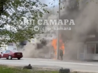 В Куйбышевском районе Самары загорелись торговые павильоны