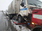 Полицейский конвой попал в ДТП на трассе в Волжском районе 