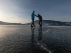Волжский Байкал: в этом году скованная льдом Волга напоминает застывшее озеро