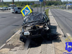 Самарец попал в ДТП из-за того, что у его машины на ходу открылся капот 