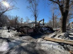 В Самаре снесли аварийный дом № 205 на улице Нагорной