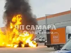 В Смышляевке взорвалась газель 18 апреля