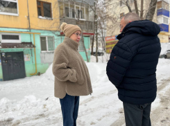Елена Лапушкина проверила очистку кровель от снега и наледи 