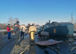 На трассе М5 в Самарской области столкнулись грузовая и пассажирская «Газели»