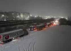 Под Сызранью из-за ограничений на трассе скопились около 500 фур