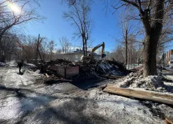 В Самаре снесли аварийный дом № 205 на улице Нагорной