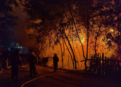 В ночь на 30 августа в Самаре произошёл крупный пожар 