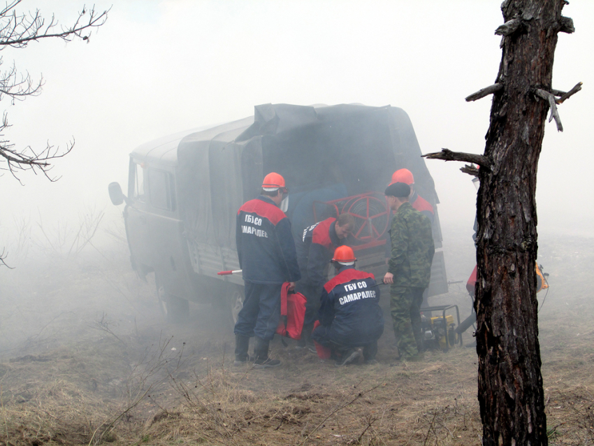 Самару и Тольятти накрыл смог из-за пожаров в Рязанской области