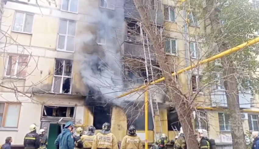 В Самаре на улице Гагарина пожар произошёл в двух квартирах