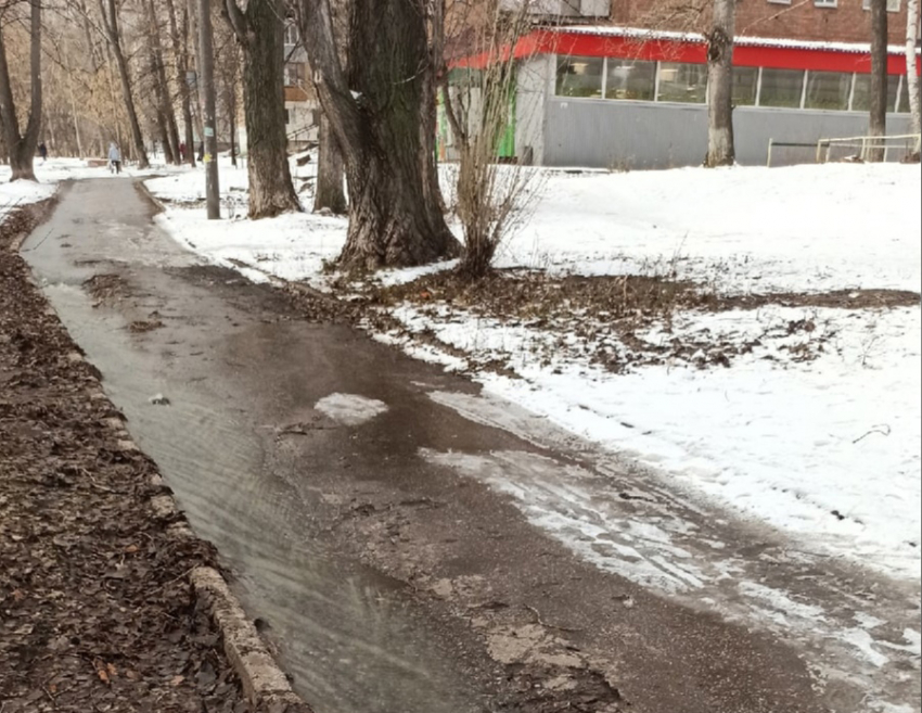 В лесопарк у Воронежских озёр в Самаре опять стекают нечистоты