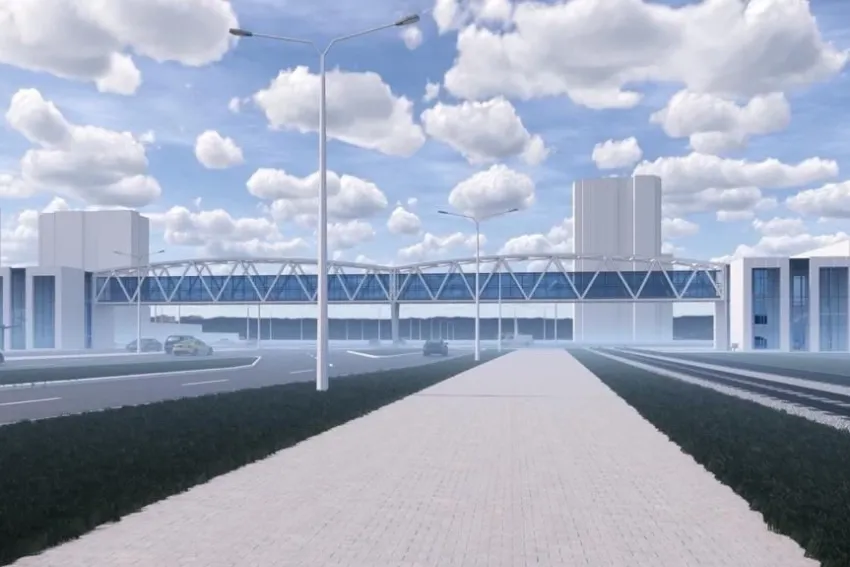 В Самаре на Московском шоссе построят надземный пешеходный переход