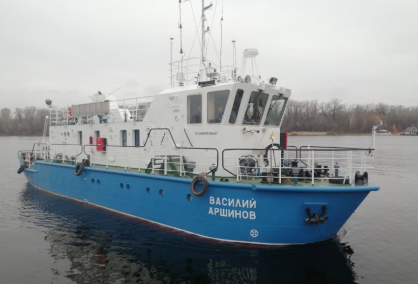 Самарский судостроительный завод сдал ещё одно промерное судно «Василий Аршинов»
