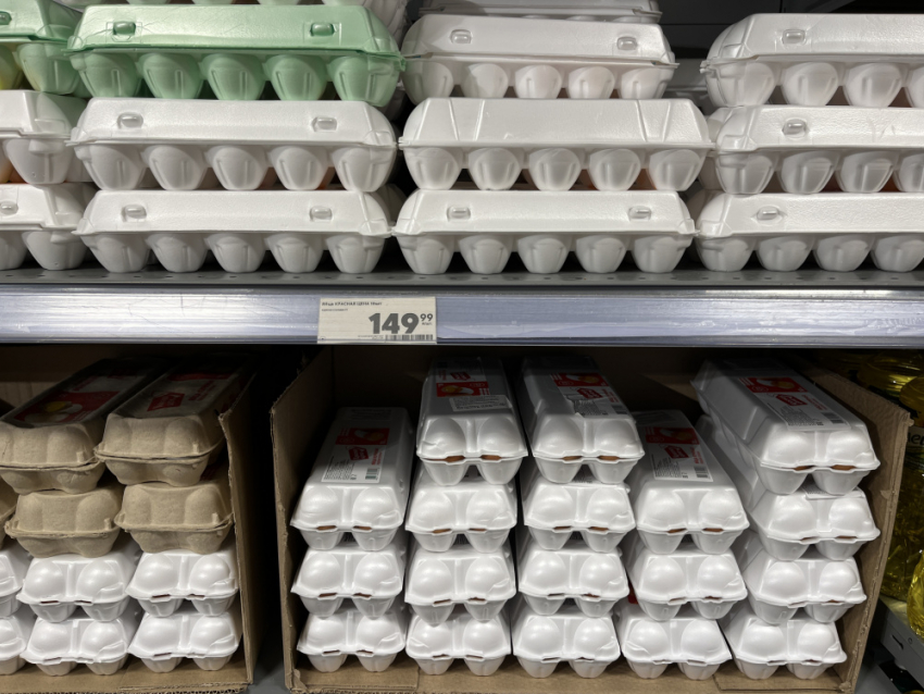 В Самарской области начали сдерживать цены на яйца