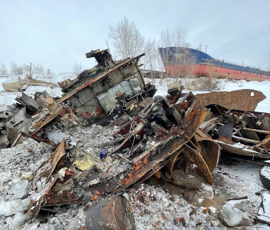 Диггеры нашли остатки заброшенного корабля береговой охраны в Самарской области