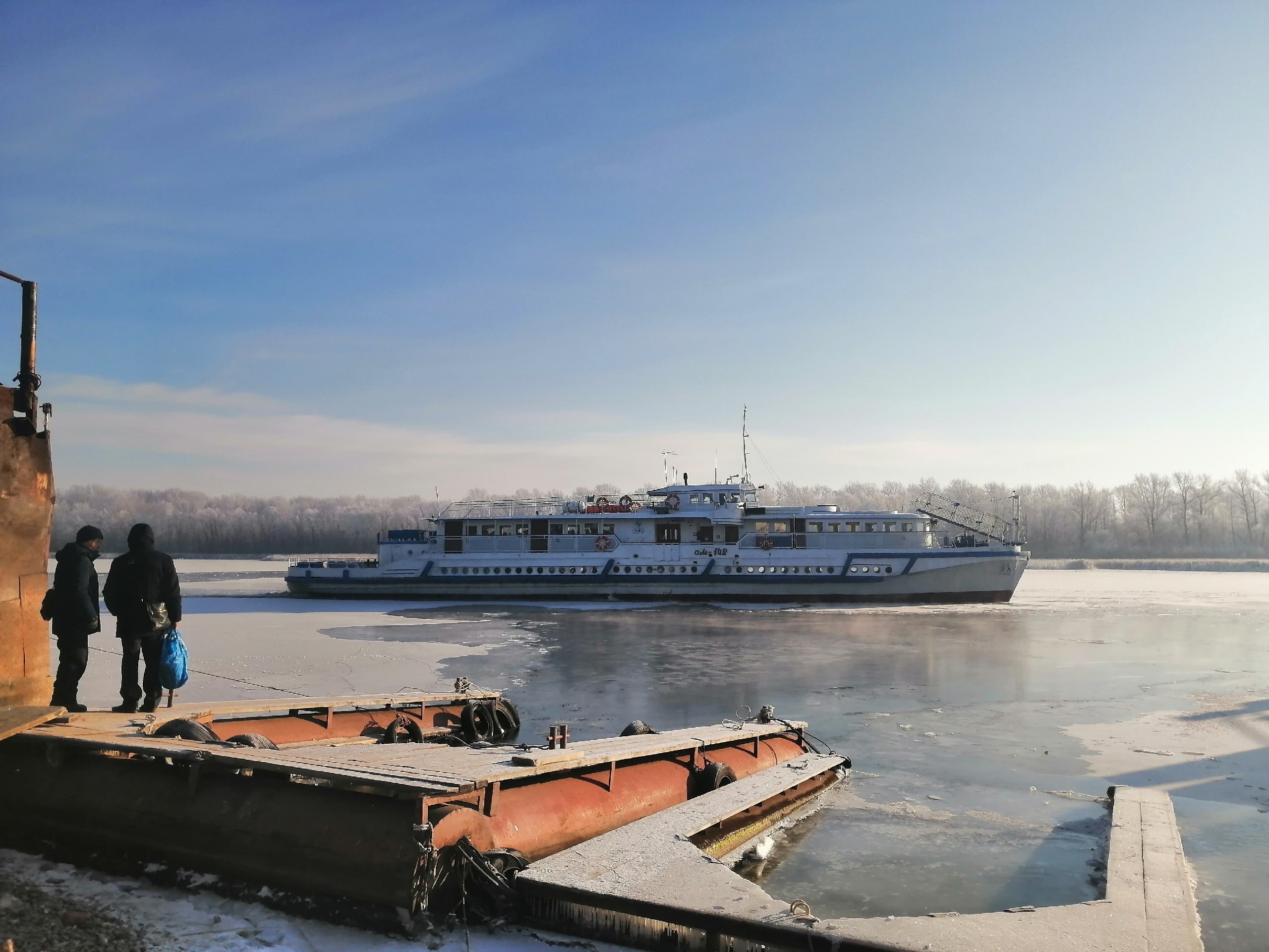 Сервис по-самарски»: «Омик» из Рождествено оставил пассажиров на берегу в  20-градусный мороз