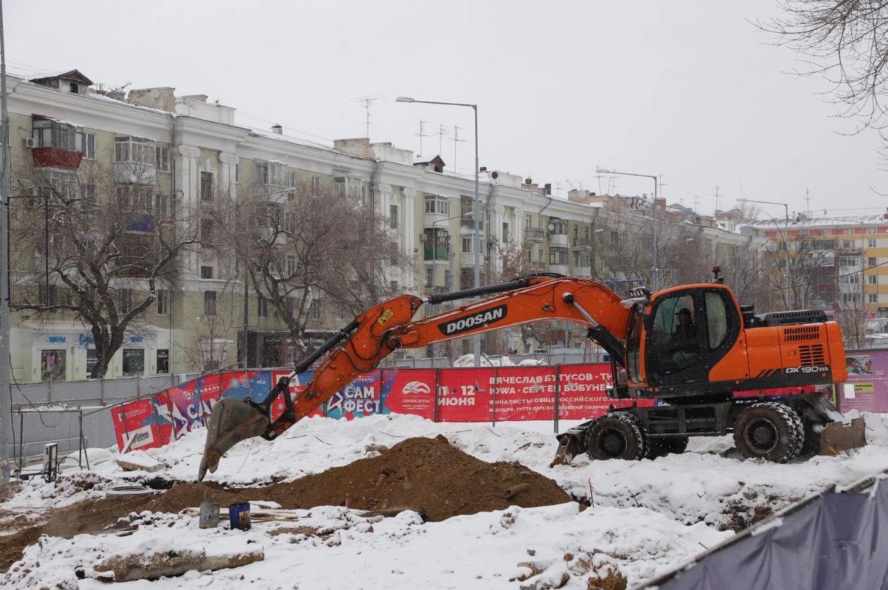 В Самаре возобновилось строительство метро «Театральная»